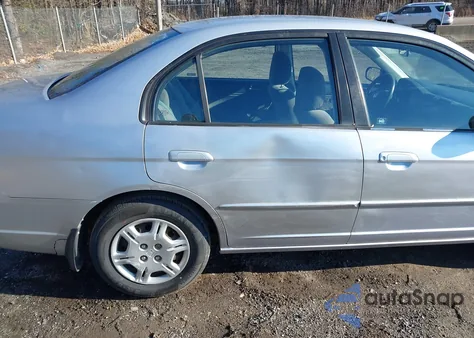 2002 Honda Civic Lx from USA, damaged, VIN 1HGES16502L045127